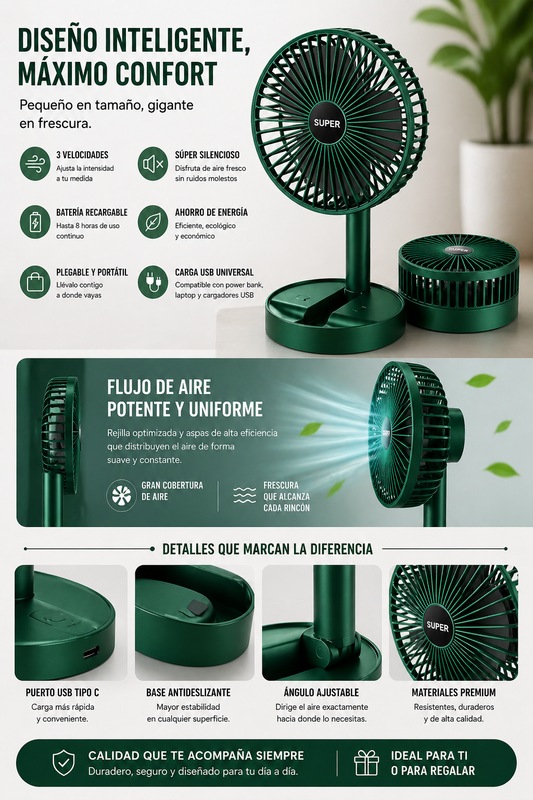 AeroFan - Ventilador plegable
