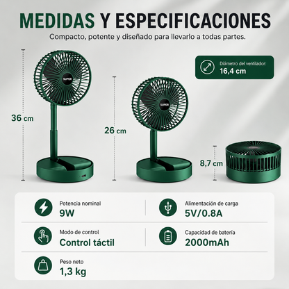 AeroFan - Ventilador plegable